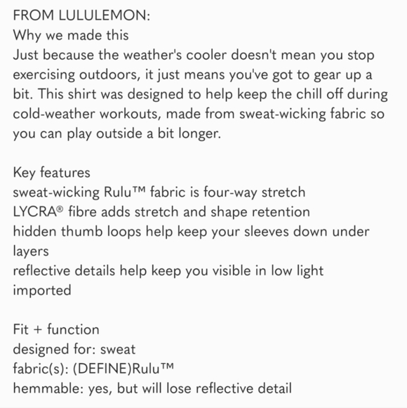 Lululemon Mens Surge Warm Up ½ zip Long Sleeve Top Size Small - Picture 7 of 12